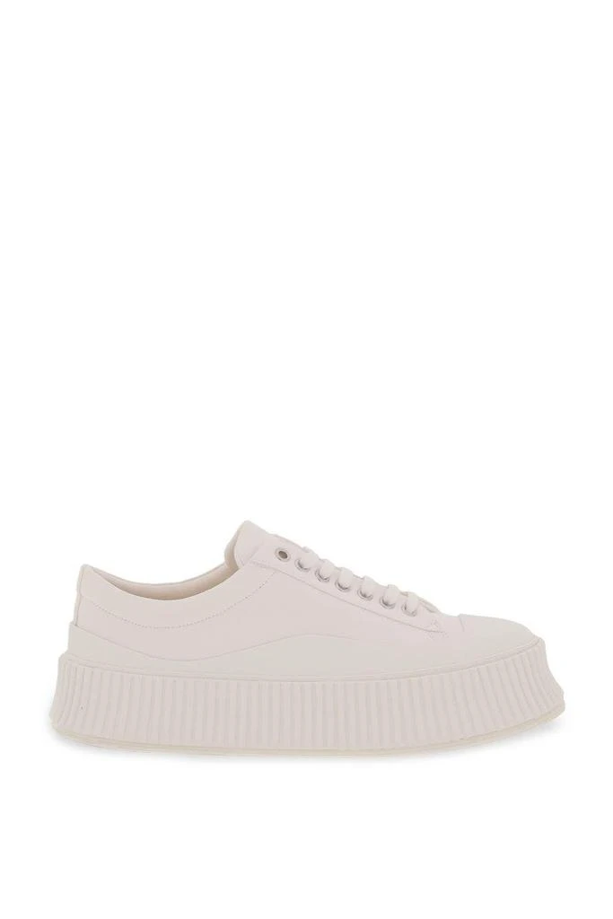 商品Jil Sander|CANVAS PLATFORM SNEAKERS,价格¥2516,第1张图片