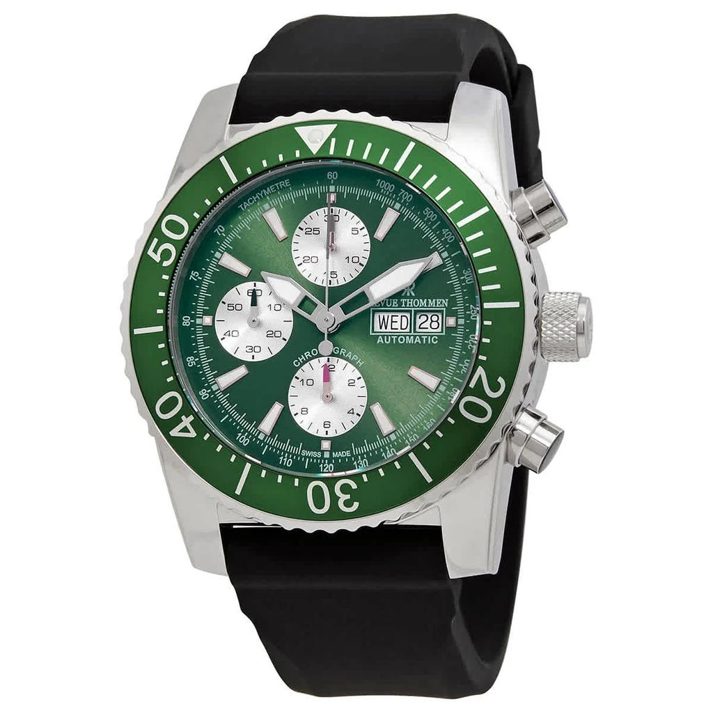 商品Revue Thommen|Diver Chronograph Automatic Green Dial Men's Watch 17030.6531,价格¥5939,第1张图片