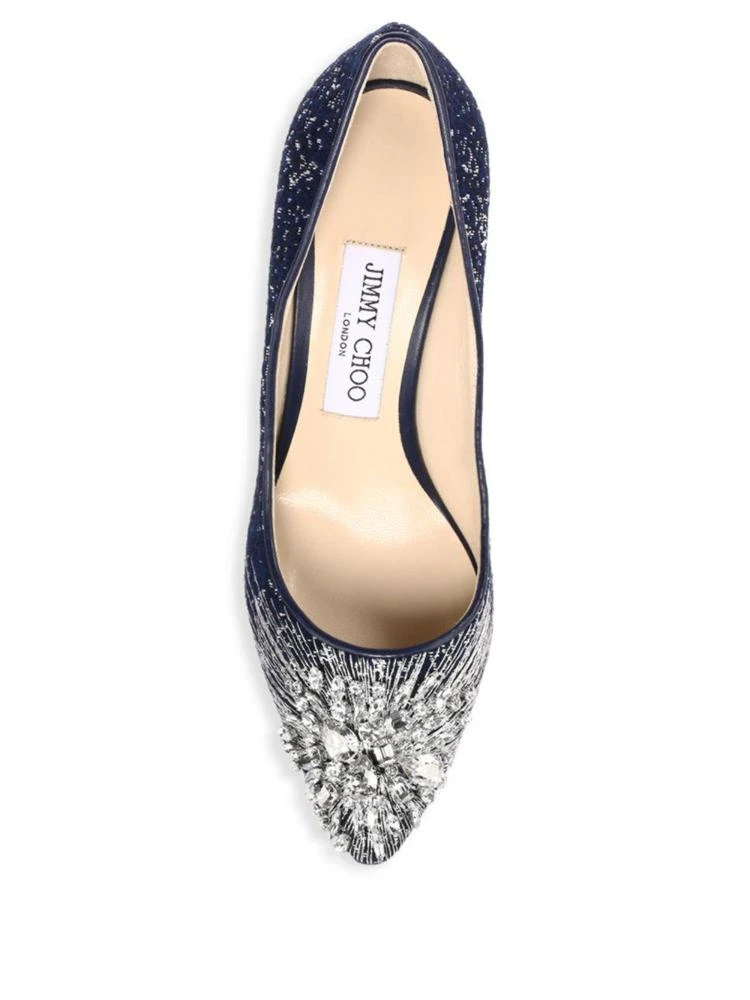 商品Jimmy Choo|Romy 饰水晶高跟鞋,价格¥4182,第4张图片详细描述