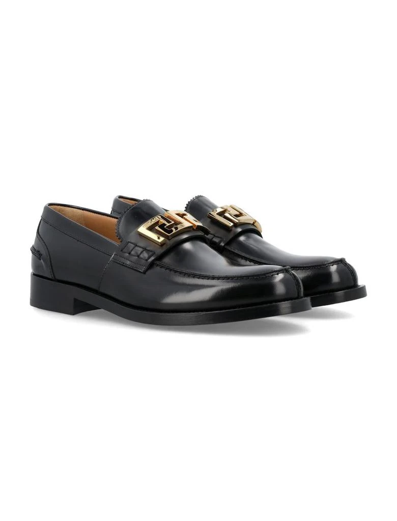 商品Versace|VERSACE La Greca plaque loafers,价格¥3314,第2张图片详细描述