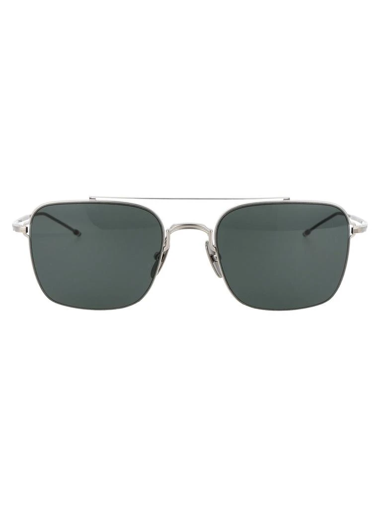 商品Thom Browne|Thom Browne Eyewear Pilot Frame Sunglasses,价格¥4543,第1张图片