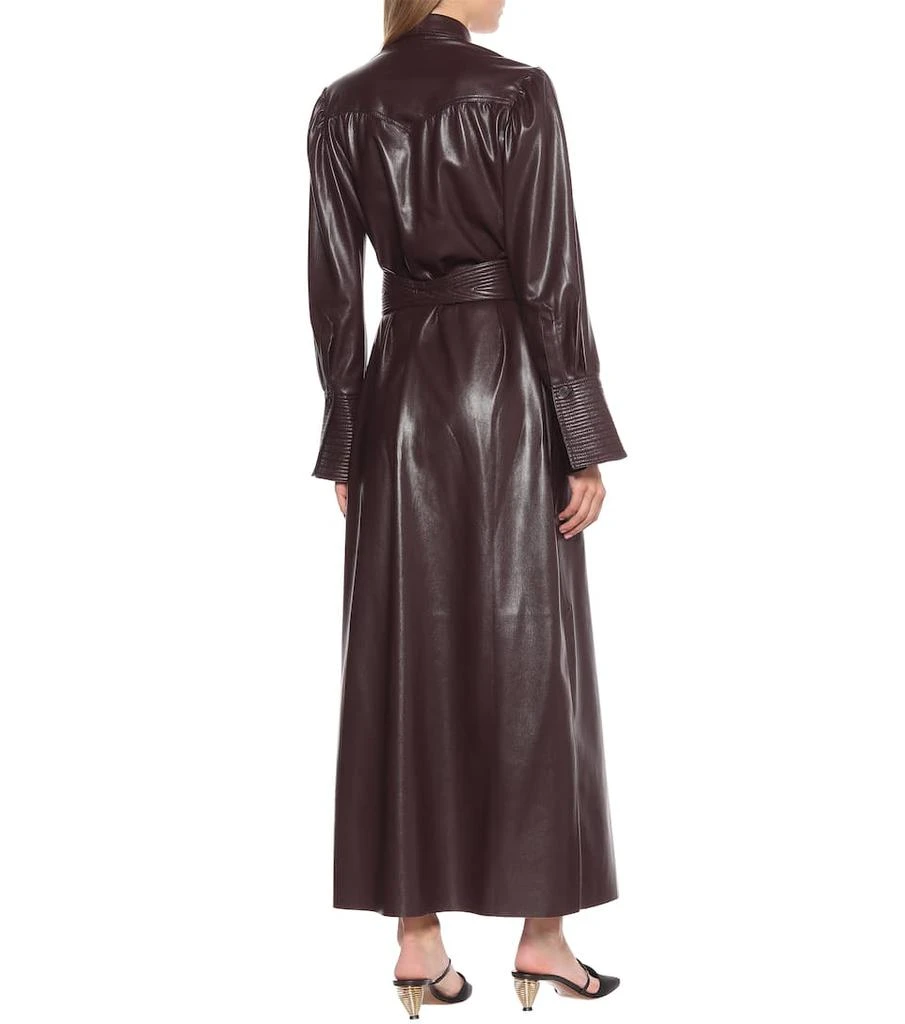 商品Nanushka|Rosana faux leather shirt dress,价格¥4041,第3张图片详细描述