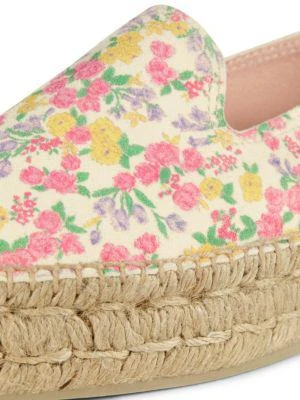 Loveshackfancy x Manebi Floral Suede Platform Espadrilles 商品