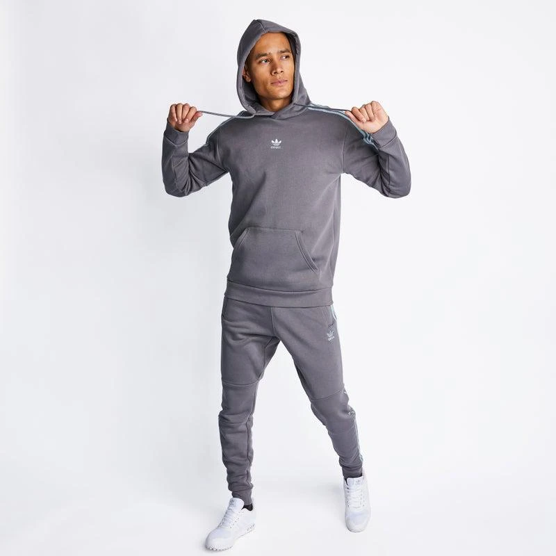 商品Adidas|adidas Originals Trefoils Stripes Over The Head Hoody - Men Hoodies,价格¥510,第2张图片详细描述