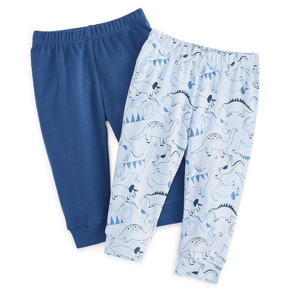 商品First Impressions|Baby Boys 2-Pack Cotton Jogger Pants, Created for Macy's,价格¥52,第1张图片