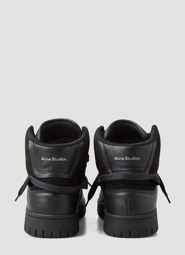 商品Acne Studios|High Top Sneakers in Black,价格¥1938,第6张图片详细描述