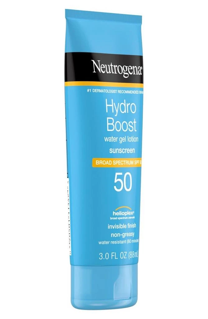 商品Neutrogena|Hydro Boost Water Gel Moisturizing Sunscreen Lotion with Broad Spectrum SPF 50 - 3.0 fl. oz.,价格¥116,第1张图片