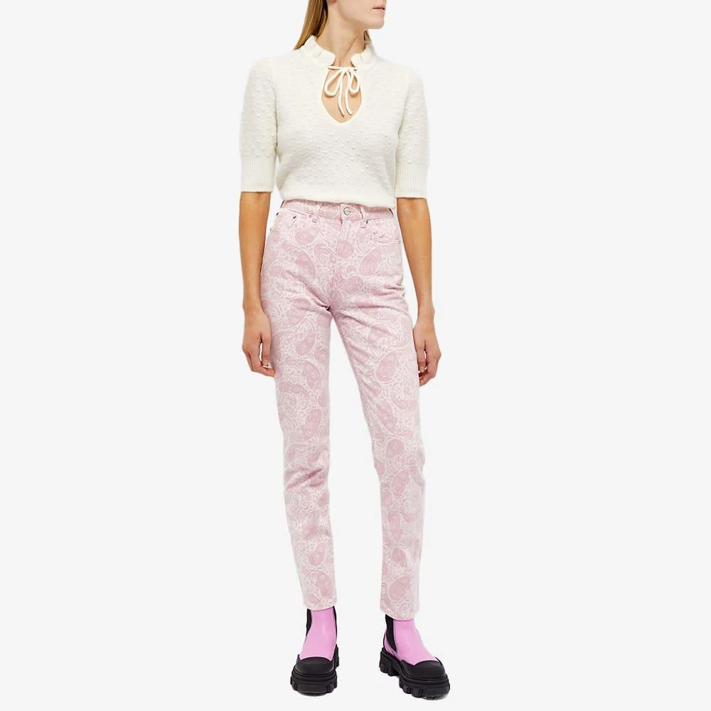 商品Ganni|GANNI Print Denim Swigy Jean,价格¥916,第4张图片详细描述
