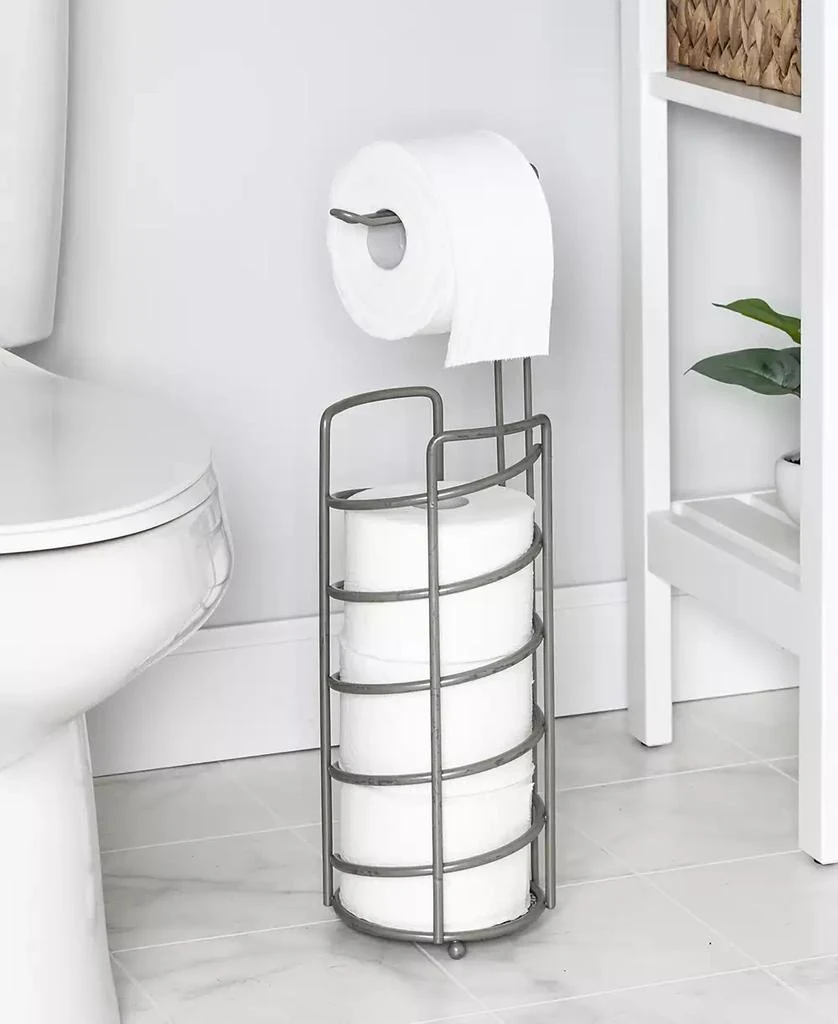 商品Honey Can Do|Steel Toilet paper holder with Pole,价格¥379,第1张图片