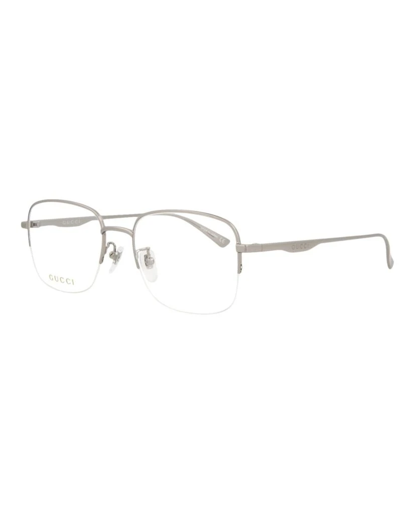 商品Gucci|Square-Frame Metal Optical Frames,价格¥902,第2张图片详细描述