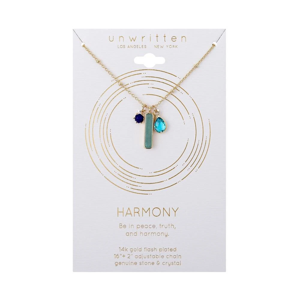 商品Unwritten|14k Gold Flash Plated Charm Necklace,价格¥374,第2张图片详细描述