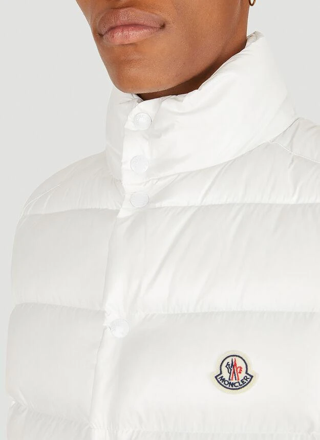 商品Moncler|Tibb Sleeveless Jacket in White,价格¥8117,第5张图片详细描述