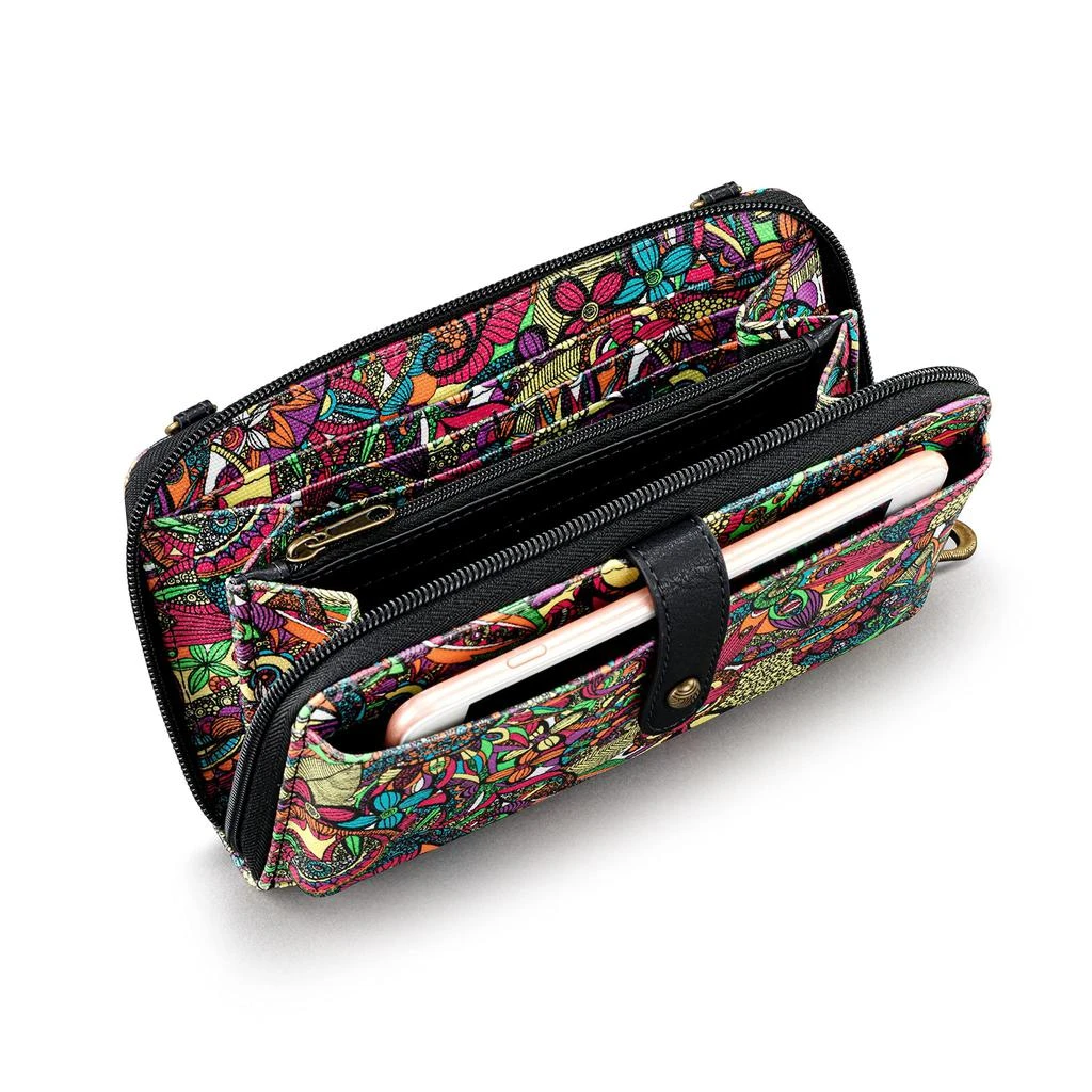 商品Sakroots|Artist Circle Large Smartphone Crossbody,价格¥316,第3张图片详细描述