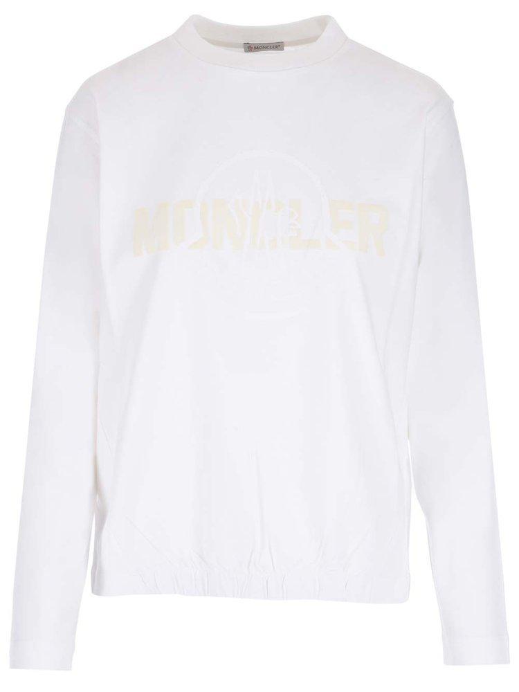 商品Moncler|Moncler Logo Printed Long-Sleeved T-Shirt,价格¥1564,第1张图片