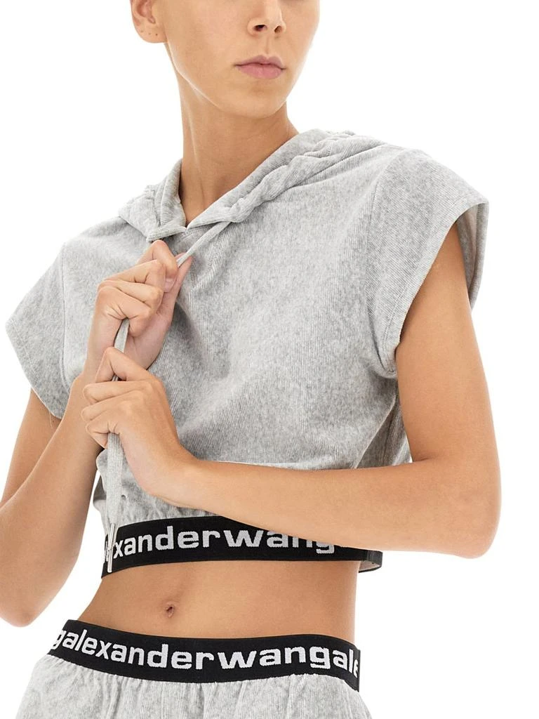 商品Alexander Wang|SWEATSHIRT WITH LOGOED BAND,价格¥1878,第3张图片详细描述