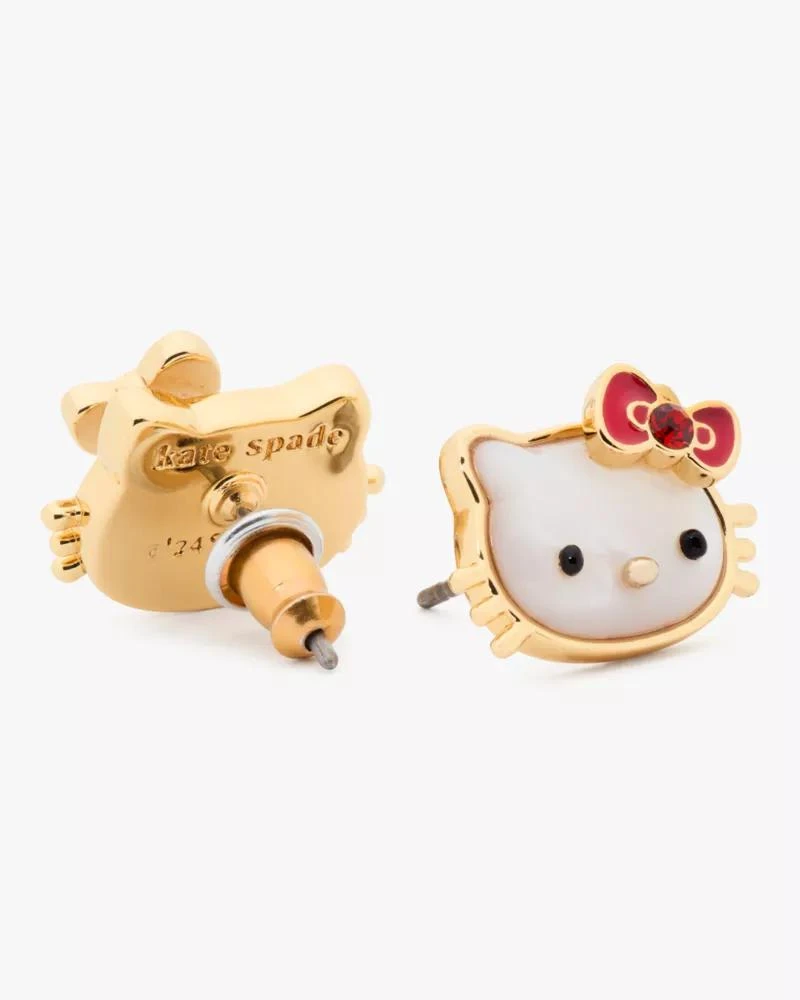 商品Kate Spade|Hello Kitty X Kate Spade 联名款耳钉,价格¥406,第3张图片详细描述