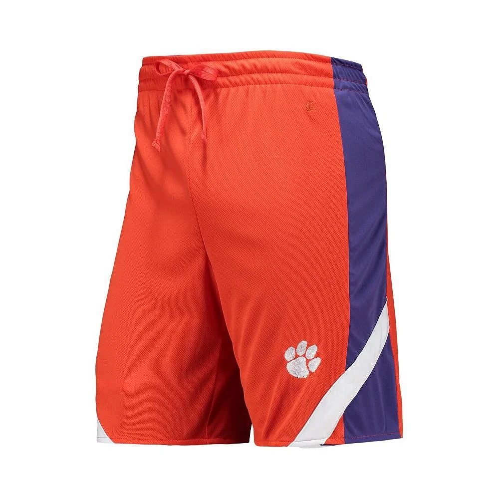 商品Colosseum|Men's Orange and Purple Clemson Tigers Am I Wrong Reversible Shorts,价格¥269,第3张图片详细描述