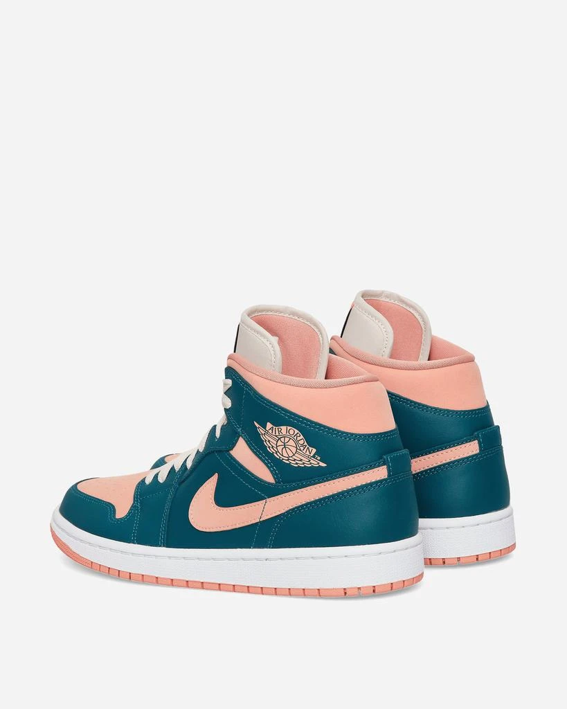 商品Jordan|WMNS Air Jordan 1 Mid Sneakers Dark Teal Green,价格¥439,第5张图片详细描述