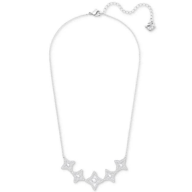 商品Swarovski|Silver-Tone Crystal Star Collar Necklace,价格¥1012,第3张图片详细描述