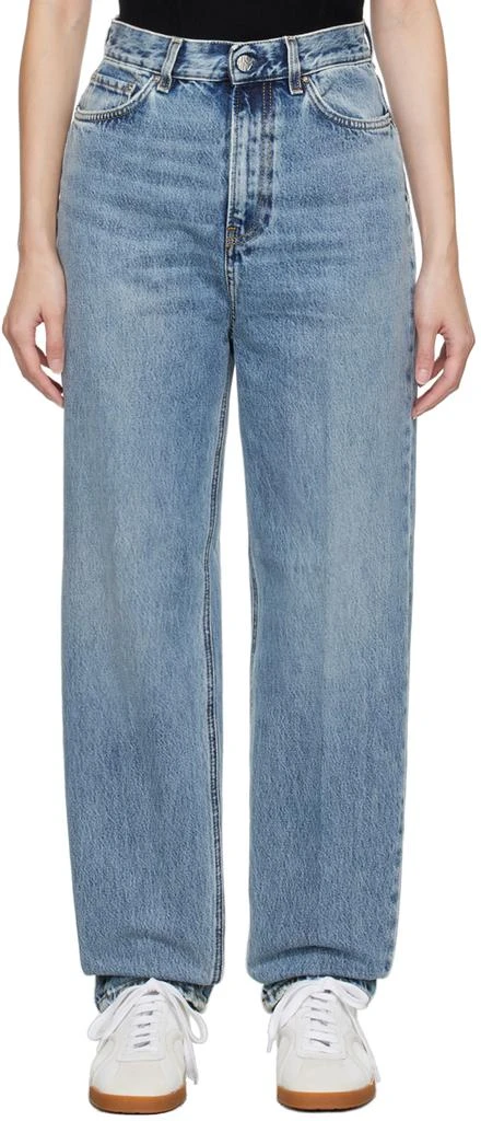 商品Totême|Blue Tapered Jeans,价格¥2696,第1张图片