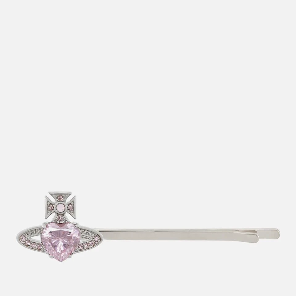 商品Vivienne Westwood|Vivienne Westwood Ariella Silver Tone Bobby Pin,价格¥727,第1张图片