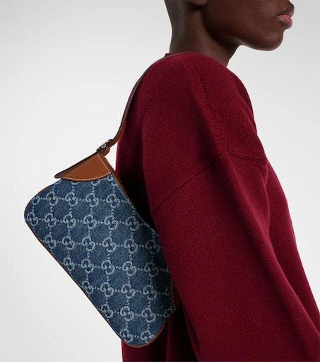 GG Emblem Mini denim shoulder bag 商品