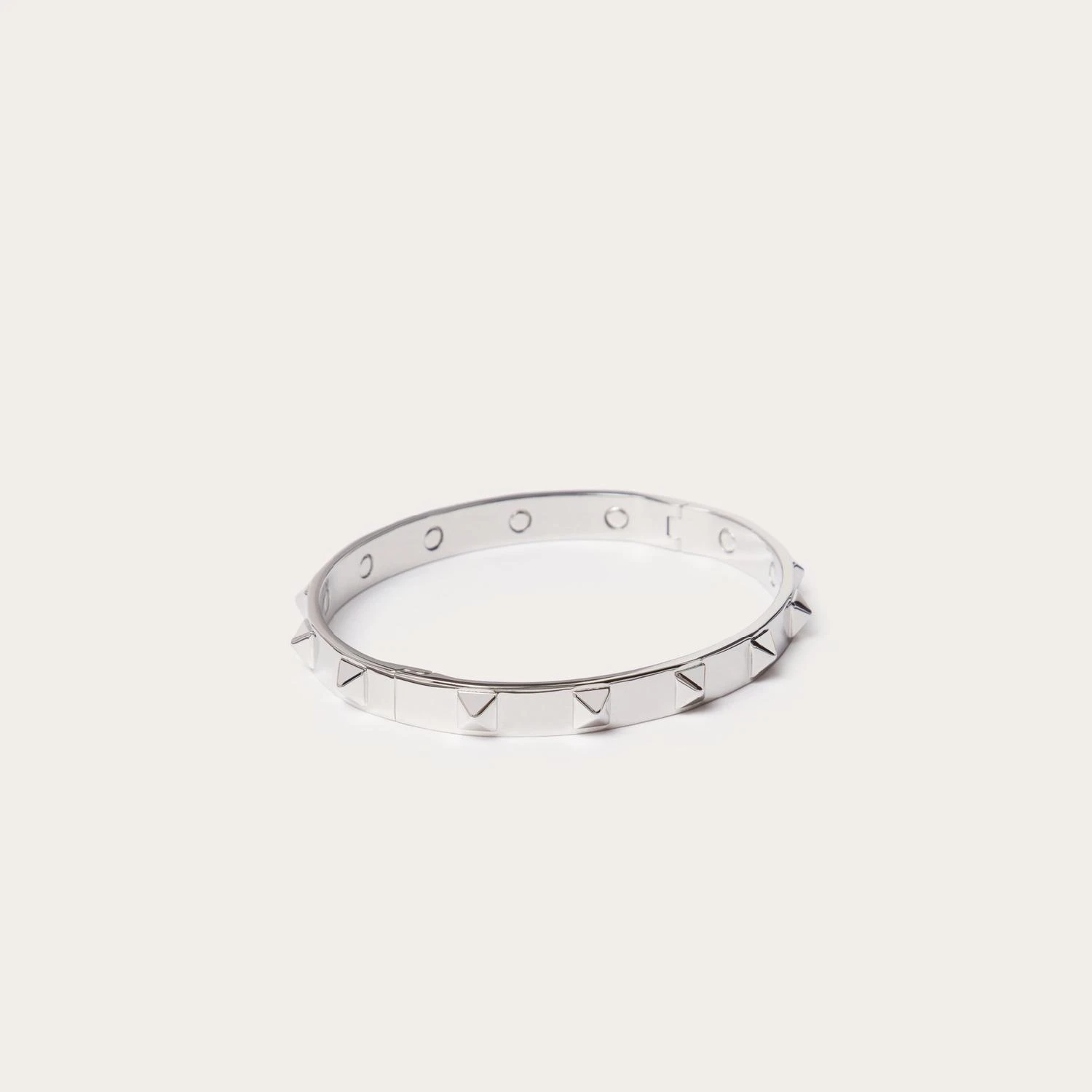 【预售】 华伦天奴 25春夏 男士 手链 BRACELET RIGIDE ROCKSTUD EN MÉTAL 4Y2J0P56MET_172  商品
