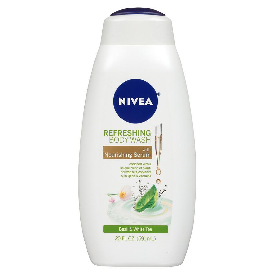商品Nivea|Refreshing Basil and White Tea Body Wash with Nourishing Serum,价格¥52,第1张图片