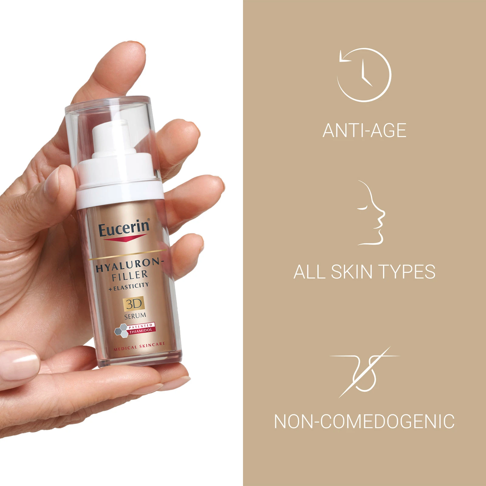 Eucerin 优色林 玻尿酸3D抗衰亮白充盈精华液 30ml 商品