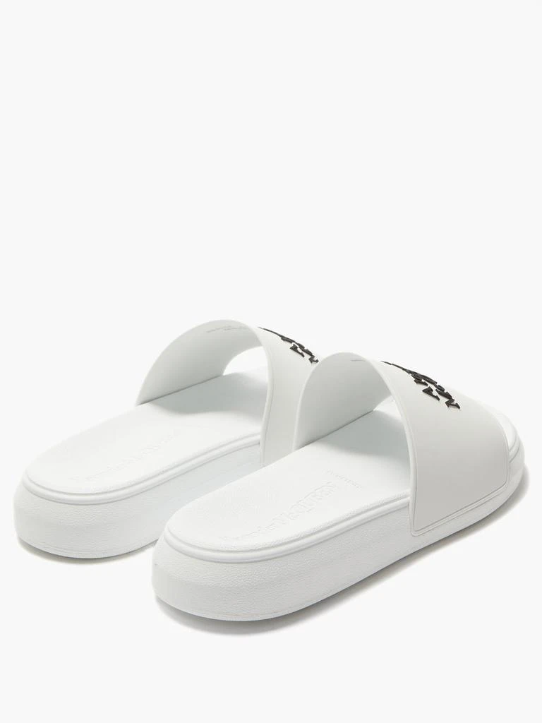 商品Alexander McQueen|3D-logo rubber slides,价格¥2654,第4张图片详细描述