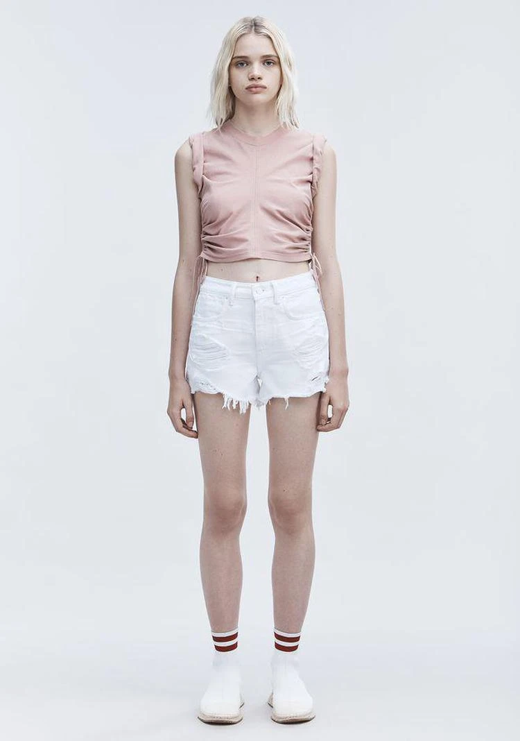 商品Alexander Wang|RUCHED CROP TOP ,价格¥528,第1张图片
