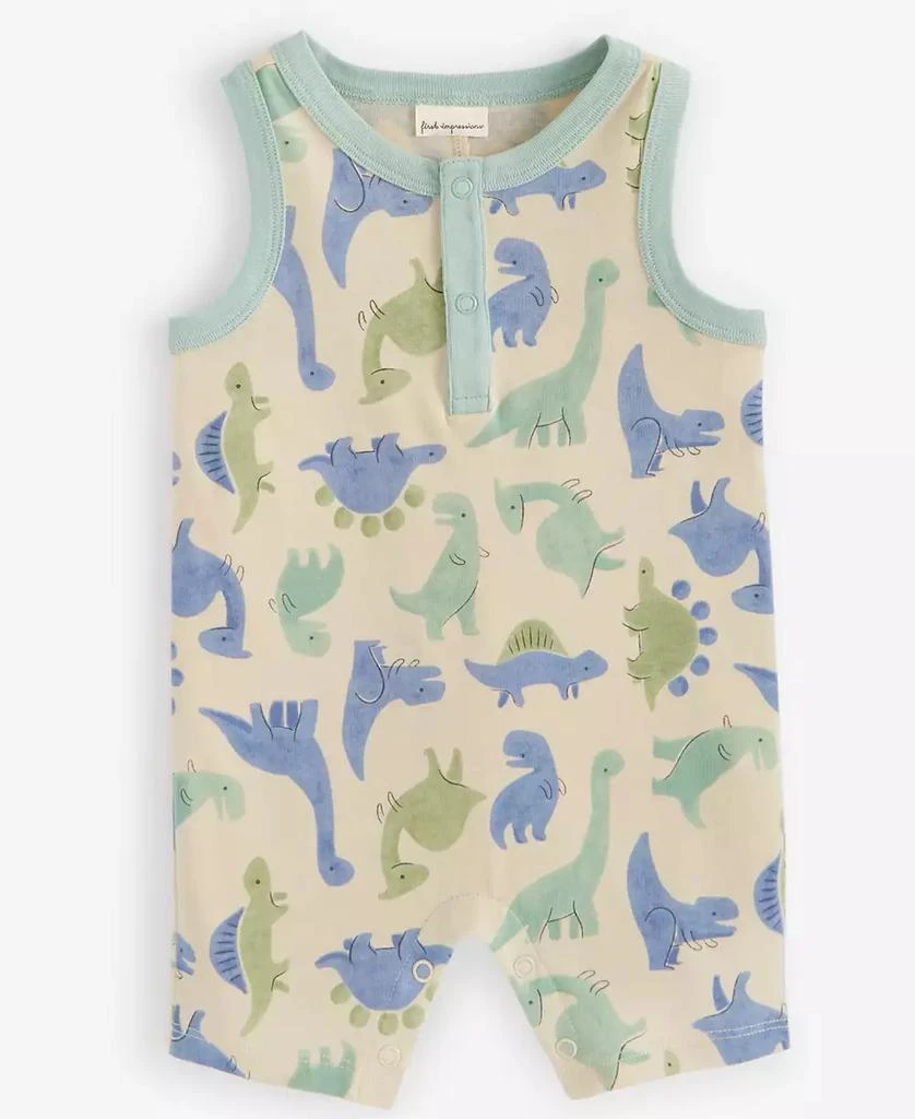 商品First Impressions|Baby Boys Dino Group Sunsuit, Created for Macy's,价格¥46,第1张图片