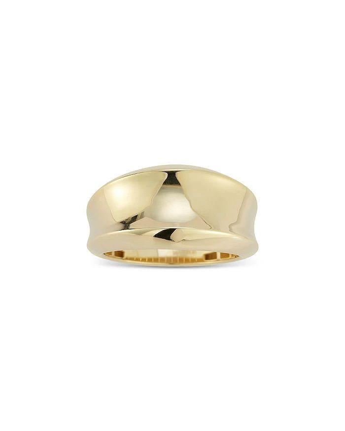 商品Bloomingdale's|Concave Statement Ring in 14K Yellow Gold,价格¥7256,第1张图片详细描述