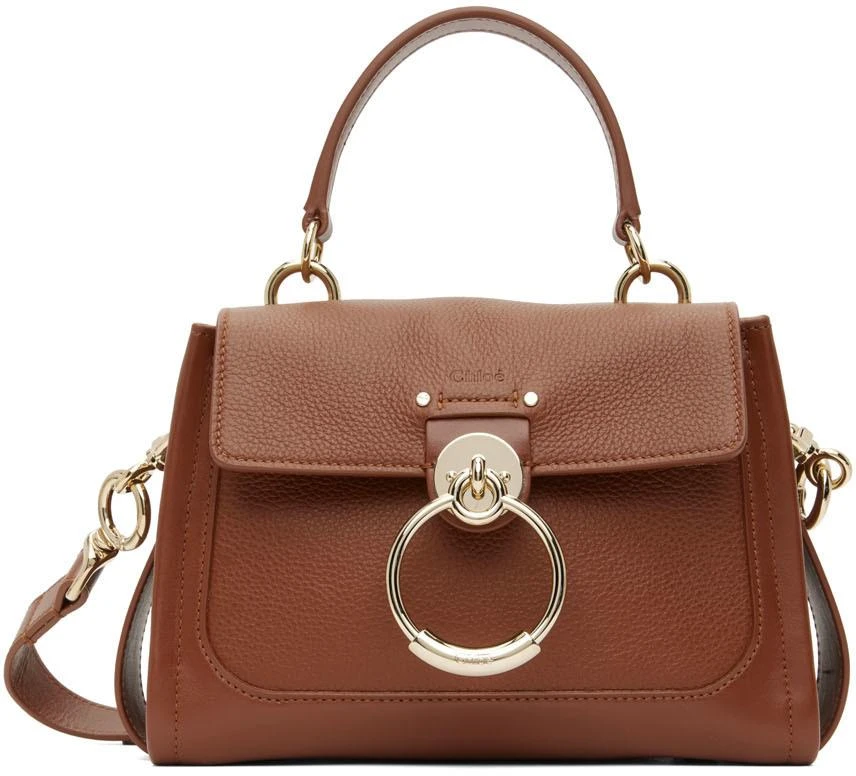 商品Chloé|Burgundy Mini Tess Day Bag,价格¥6724,第1张图片