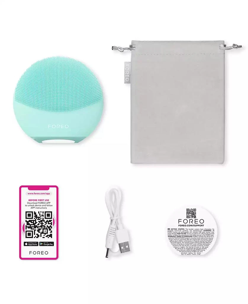 商品Foreo|LUNA 4 Mini Deep Cleansing Dual-Sided Facial Cleansing Massager,价格¥1026,第3张图片详细描述