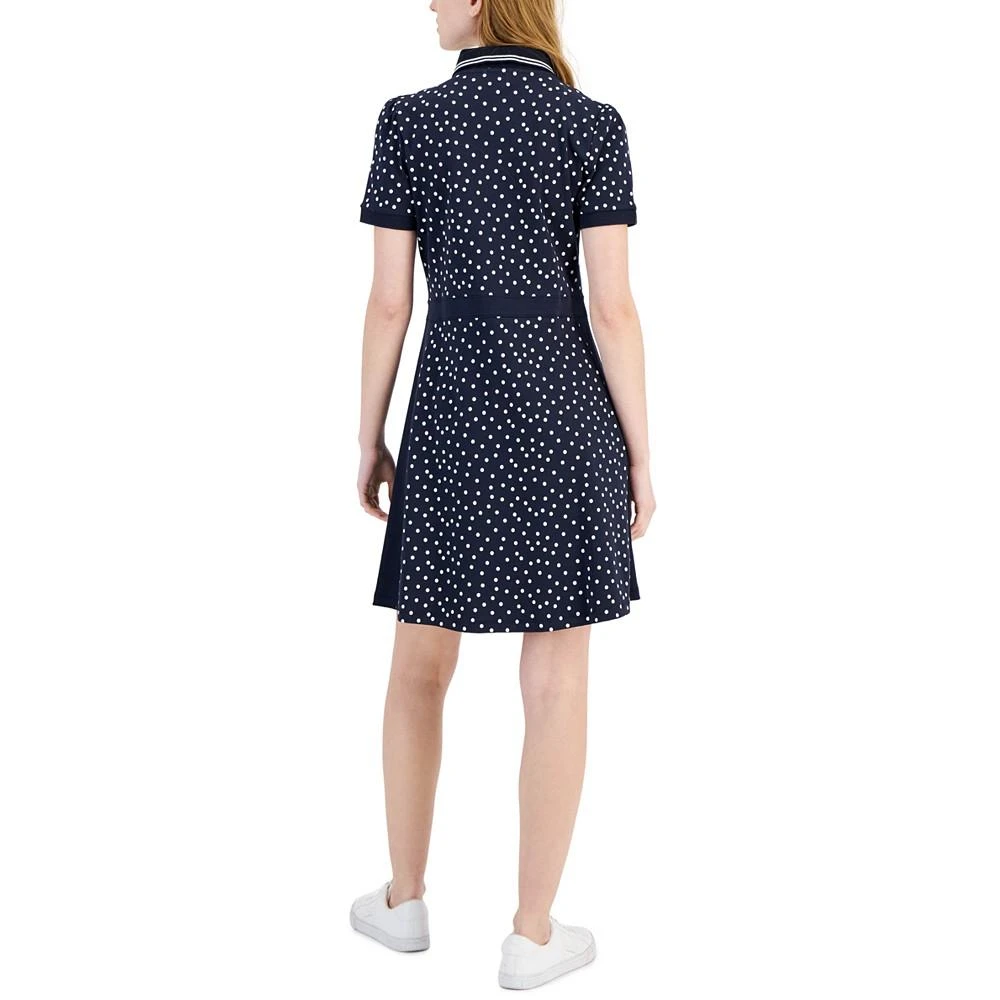 商品Tommy Hilfiger|Women's Dot-Print A-Line Dress,价格¥373,第2张图片详细描述