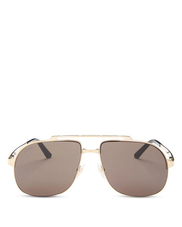 商品Cartier|Aviator Sunglasses, 62mm,价格¥9690,第4张图片详细描述