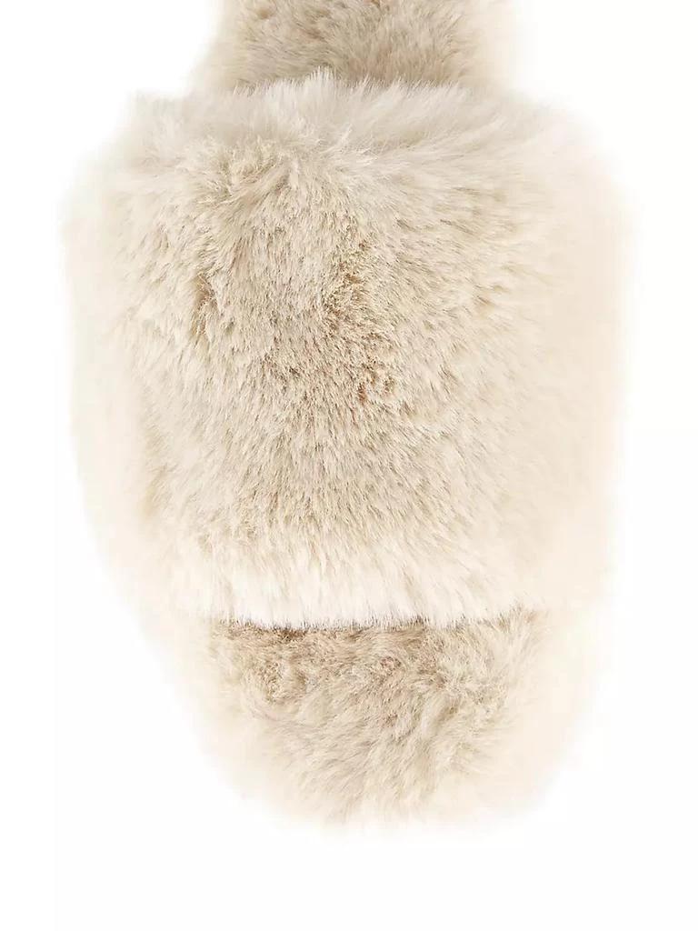 商品Apparis|Diana Faux Fur Open-Toe Slippers,价格¥687,第4张图片详细描述