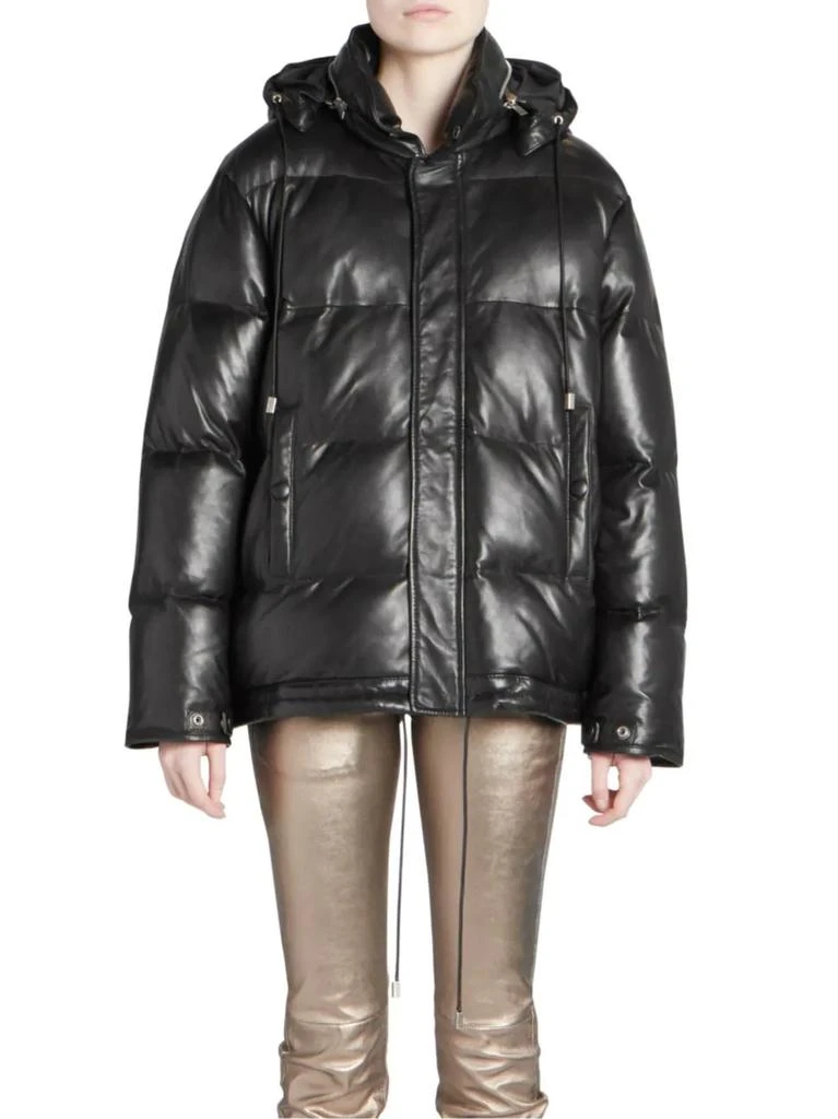 商品Yves Saint Laurent|Saint Laurent - Leather Down Puffer Jacket,价格¥10732,第2张图片详细描述