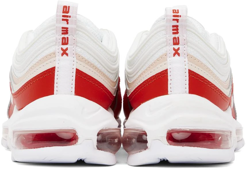 商品NIKE|White & Red Air Max 97 Sneakers,价格¥1378,第2张图片详细描述