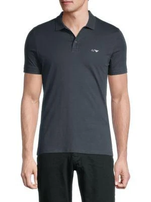 商品Armani|阿玛尼男士短袖弹力棉 Polo 衫 ,价格¥304,第1张图片