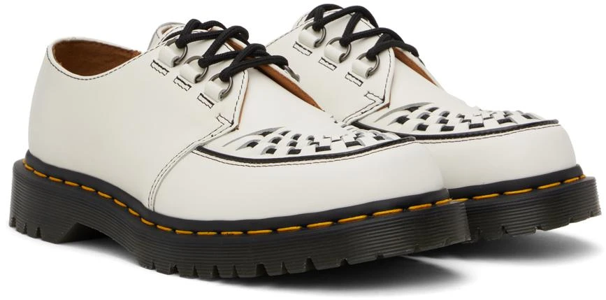 商品Dr. Martens|White Ramsey Smooth Leather Oxfords,价格¥773,第4张图片详细描述