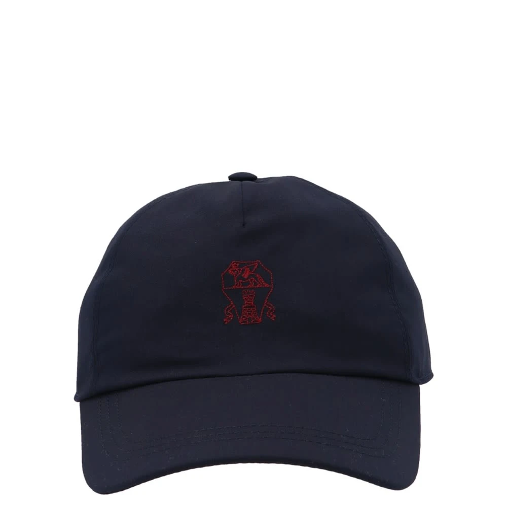 商品【商品预售7天】 Brunello Cucinelli|Brunello Cucinelli 男士帽子 M032P9985CYH62 蓝色,价格¥2736,第5张图片详细描述