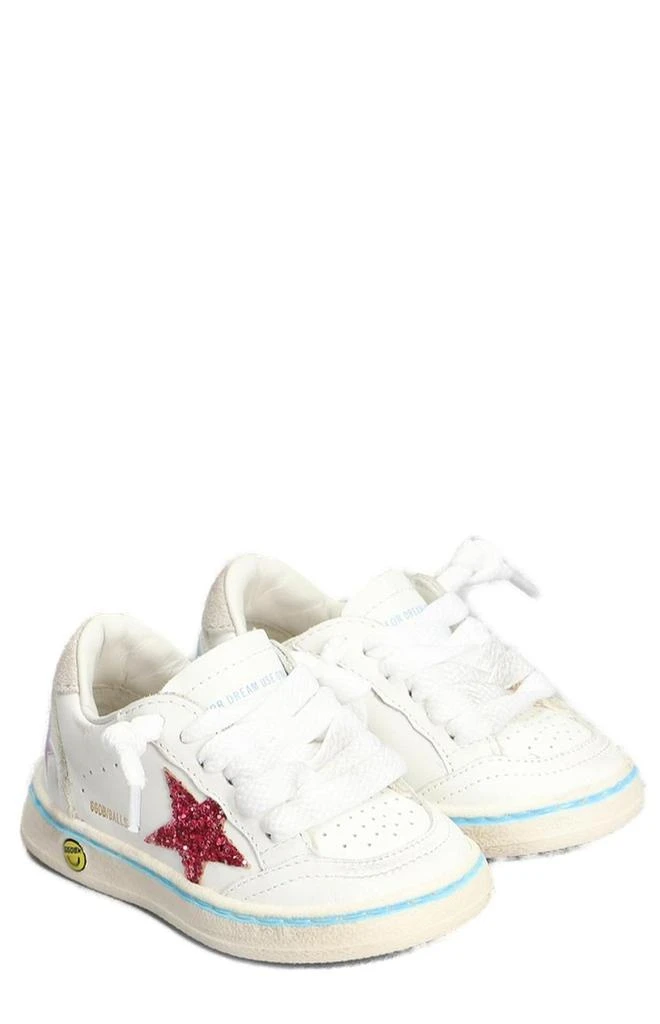 商品Golden Goose|Golden Goose Kids Ball Star Lace-Up Sneakers,价格¥1926,第3张图片详细描述