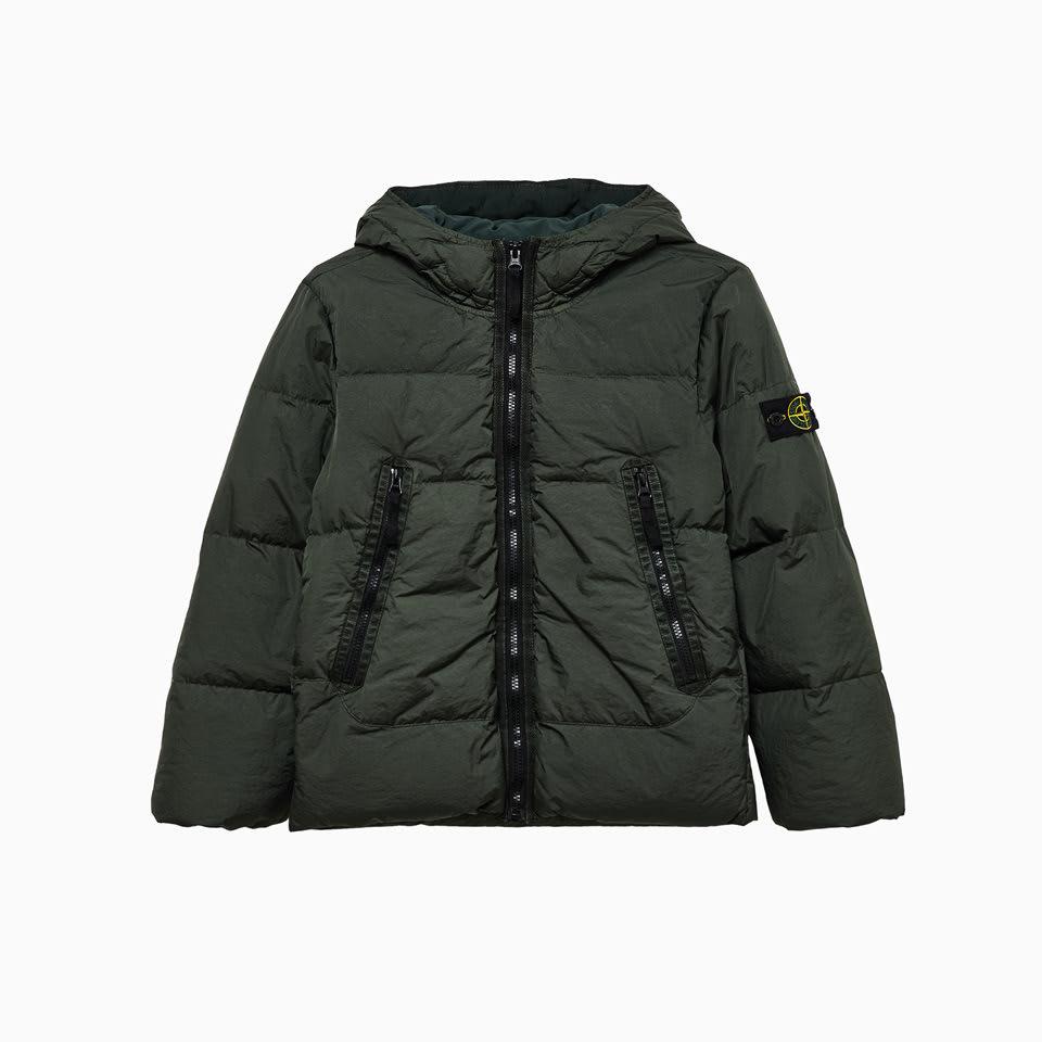 Stone Island Junior Stone Island Down Blouson Puffer Jacket 771640433商品第1张图片规格展示