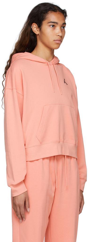 商品Jordan|Pink Cotton Hoodie,价格¥529,第4张图片详细描述