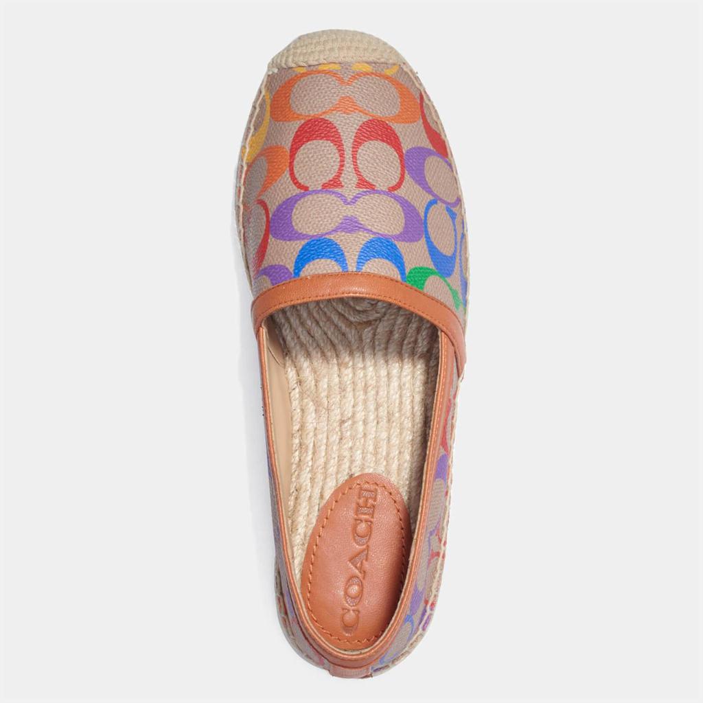 Coach Women's Collins Pride Espadrilles - Hazelnut商品第3张图片规格展示