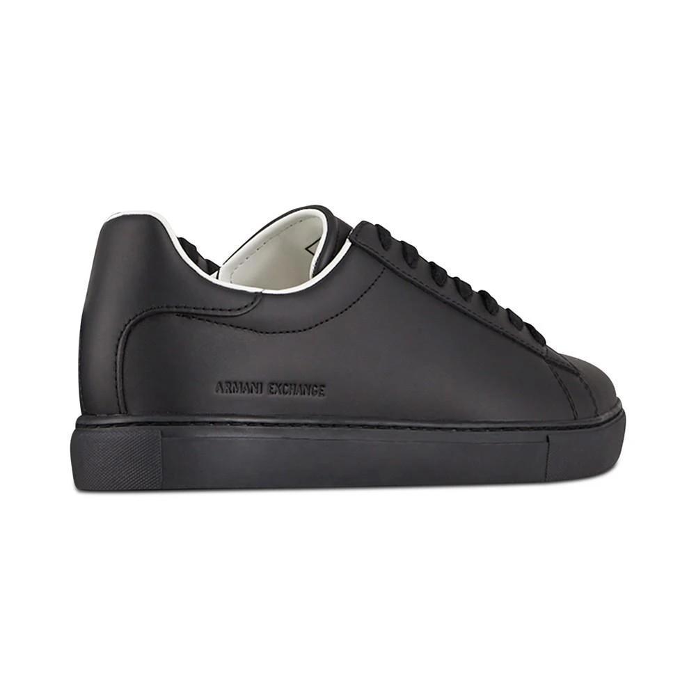 商品Armani Exchange|Men's Low Top Leather Sneaker,价格¥1041,第4张图片详细描述