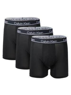 商品Calvin Klein|3-Pack Logo Boxer Briefs,价格¥165,第1张图片