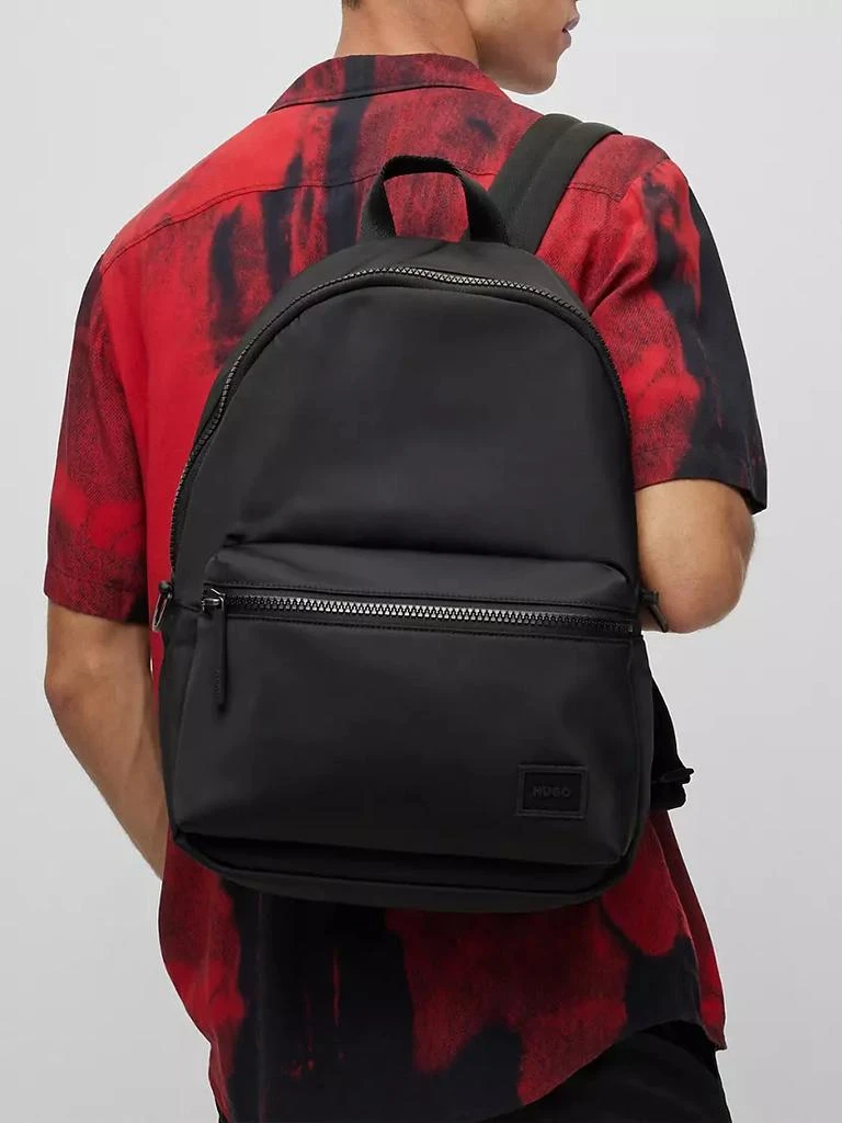 HUGO Backpack With Rubber Logo Patch 3
